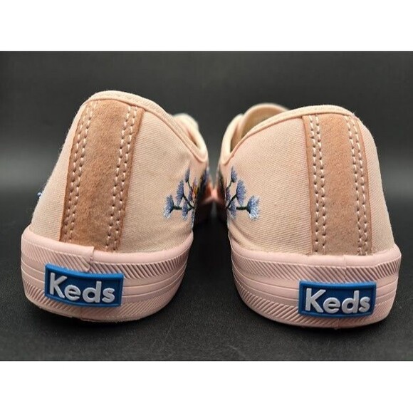 Keds Shoes Womens 10 Pink Kickstart Floral Embroidered Spring Faiy Cottage - Picture 4 of 9